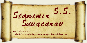 Stanimir Suvačarov vizit kartica
